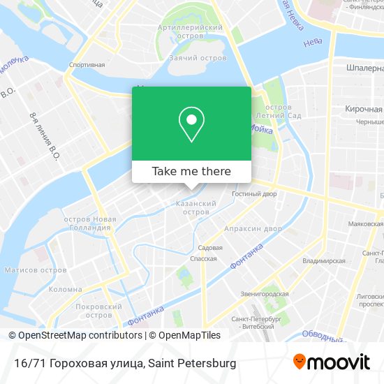 16/71 Гороховая улица map