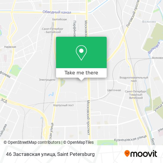 46 Заставская улица map