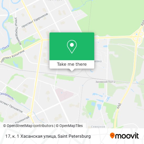 17, к. 1 Хасанская улица map