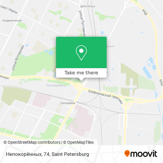 Непокорённых, 74 map