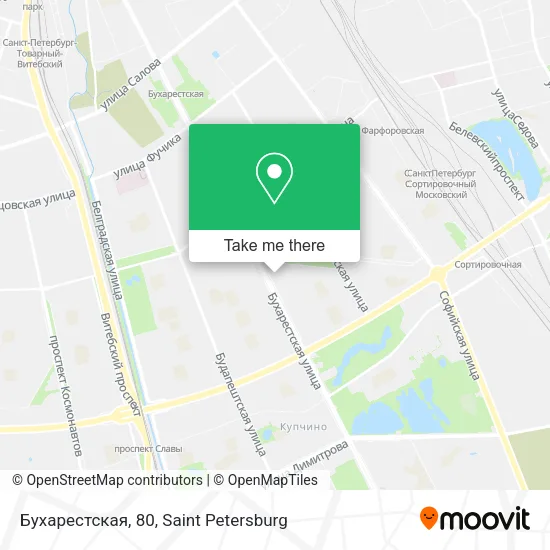 Бухарестская, 80 map