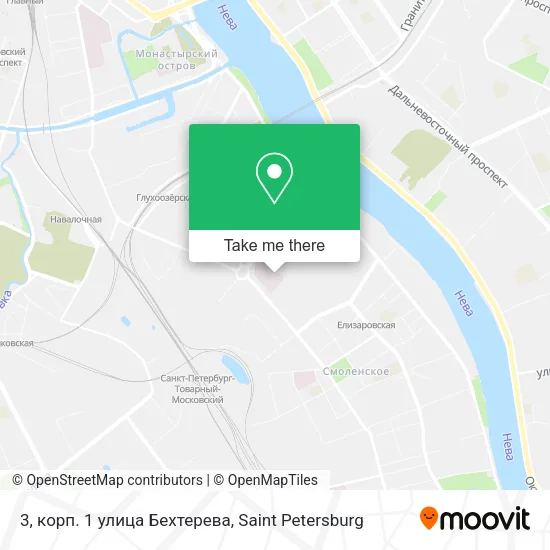 3, корп. 1 улица Бехтерева map