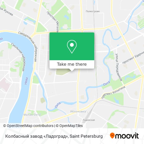 Колбасный завод «Ладоград» map