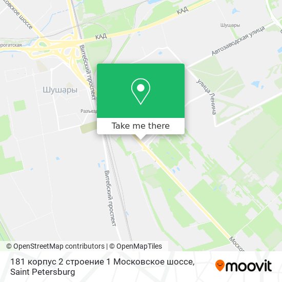 181 корпус 2 строение 1 Московское шоссе map