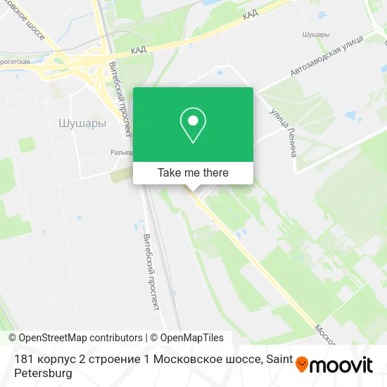 181 корпус 2 строение 1 Московское шоссе map