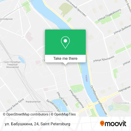 ул. Бабушкина, 24 map