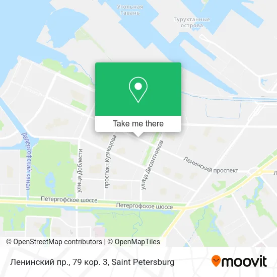 Ленинский пр., 79 кор. 3 map