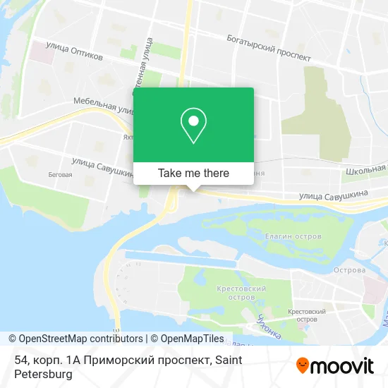 54, корп. 1А Приморский проспект map