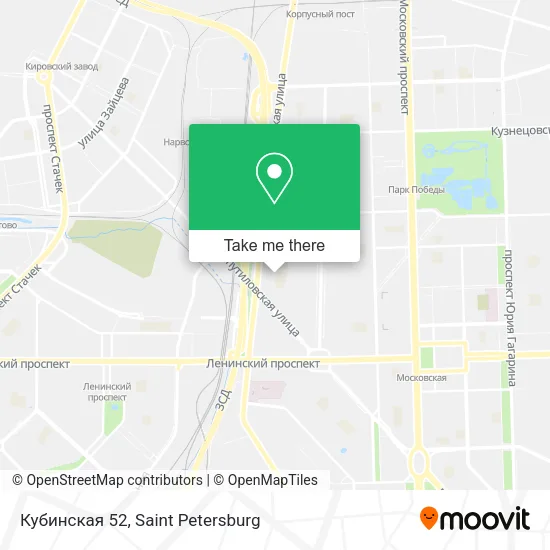 Кубинская 52 map