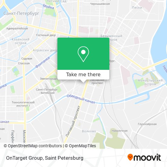 OnTarget Group map