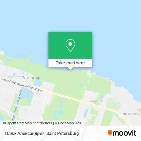 Пляж Александрия map