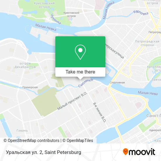 Уральская ул. 2 map