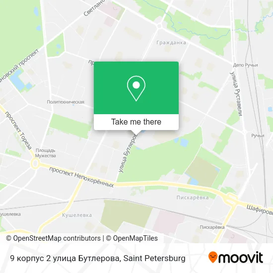 9 корпус 2 улица Бутлерова map
