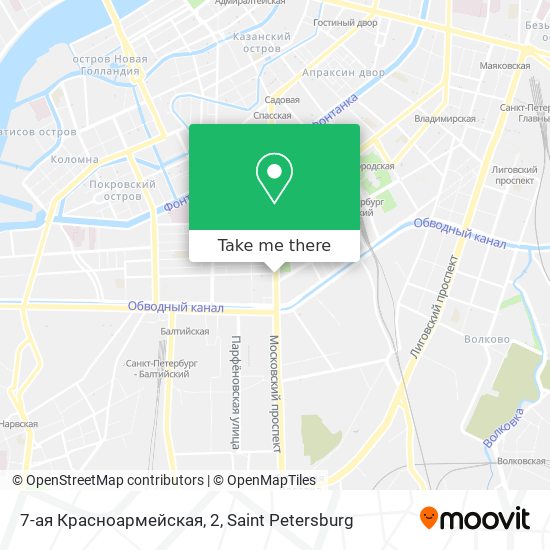 7-ая Красноармейская, 2 map