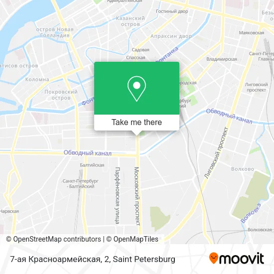 7-ая Красноармейская, 2 map