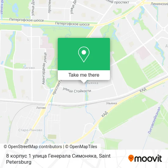 8 корпус 1 улица Генерала Симоняка map