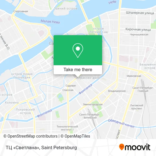 ТЦ «Светлана» map