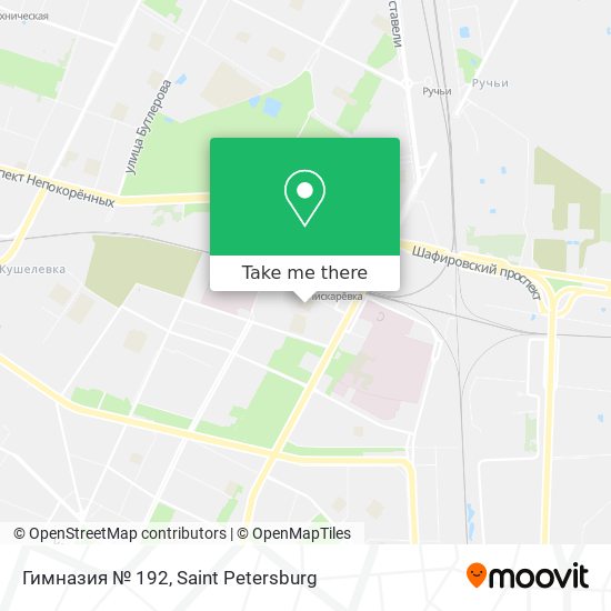 Гимназия № 192 map