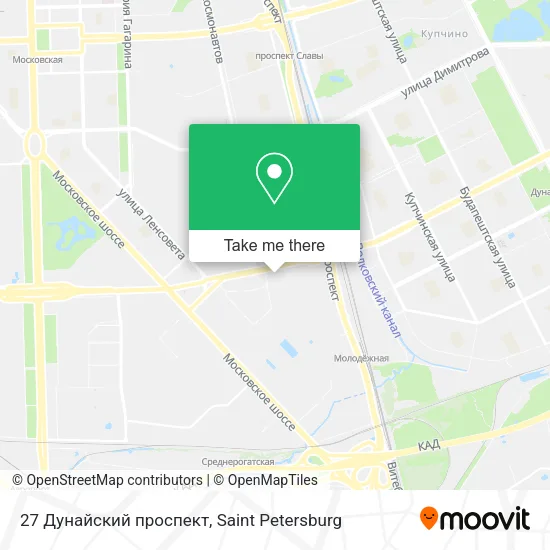 27 Дунайский проспект map