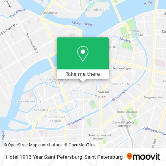 Hotel 1913 Year Saint Petersburg map