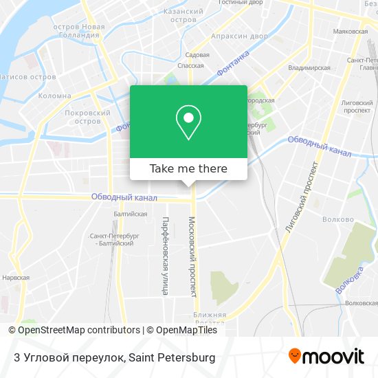 3 Угловой переулок map