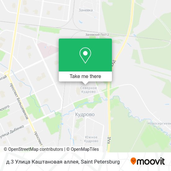 д.3 Улица Каштановая аллея map