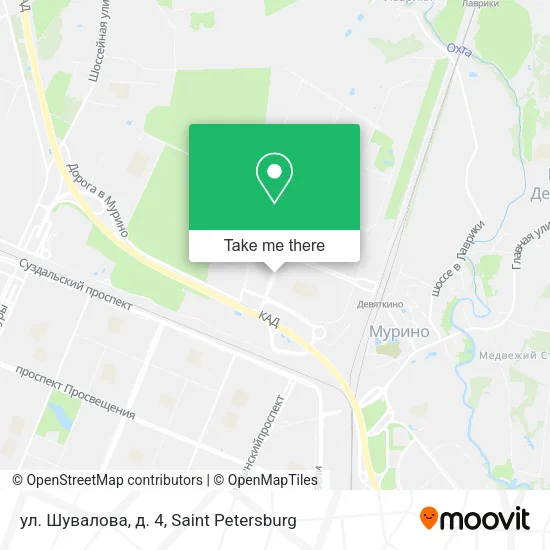 ул. Шувалова, д. 4 map