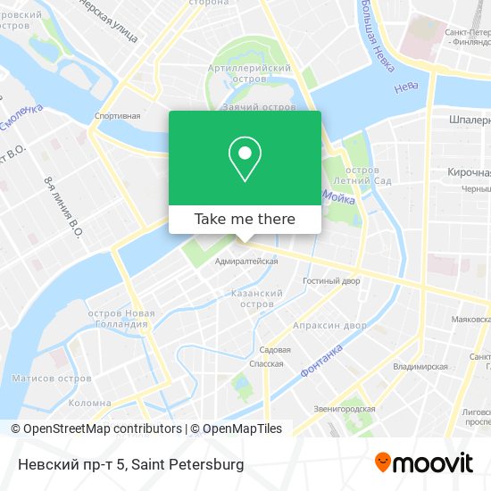 Невский пр-т 5 map
