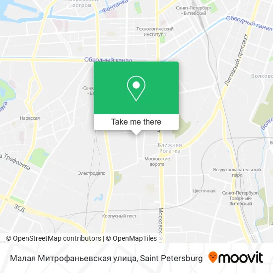 Малая Митрофаньевская улица map