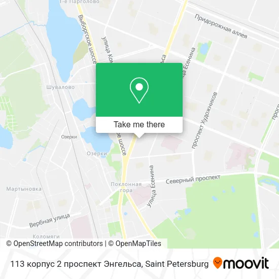 113 корпус 2 проспект Энгельса map