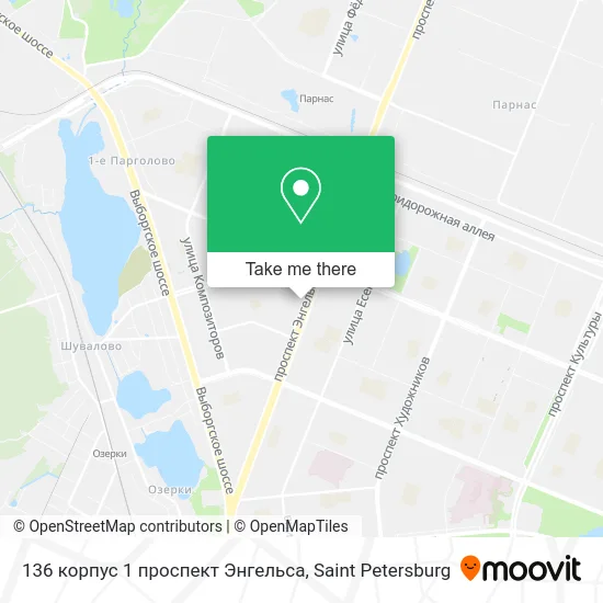 136 корпус 1 проспект Энгельса map