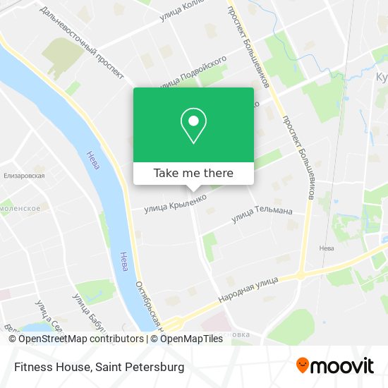 Fitness House map