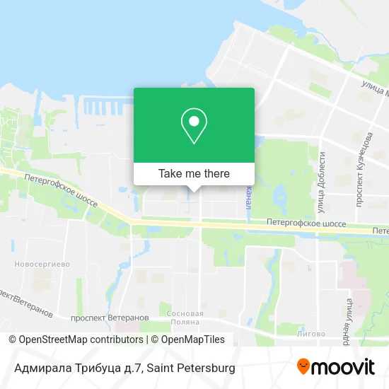 Адмирала Трибуца д.7 map