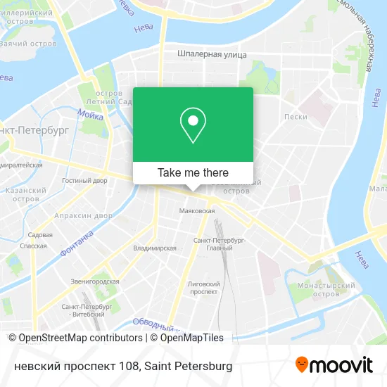 невский проспект 108 map
