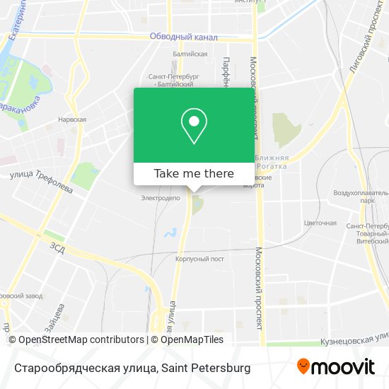 Старообрядческая улица map