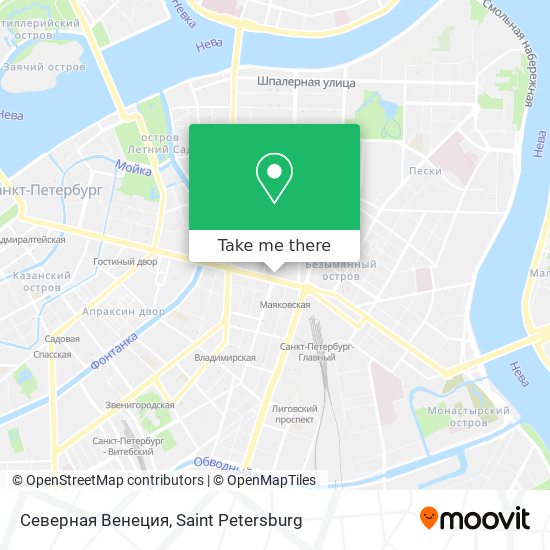 Северная Венеция map