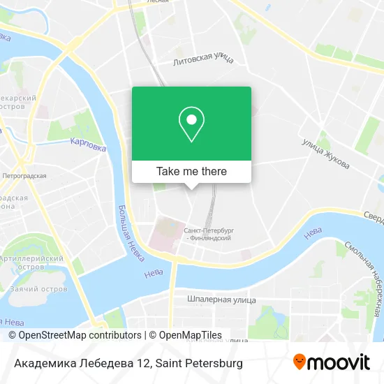 Академика Лебедева 12 map