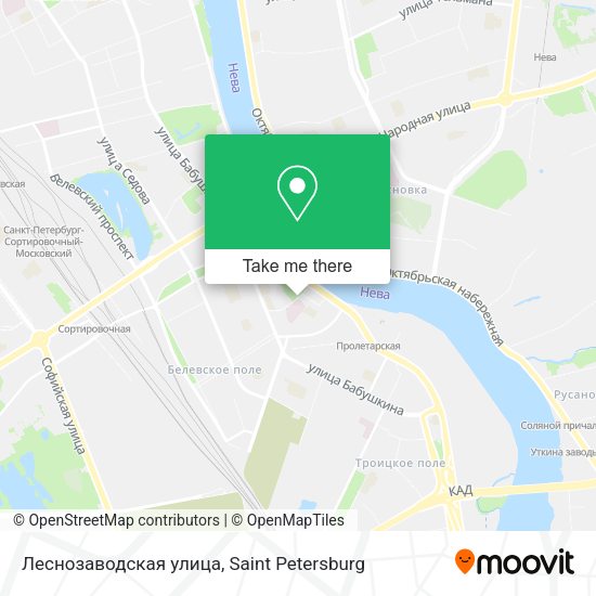 Леснозаводская улица map