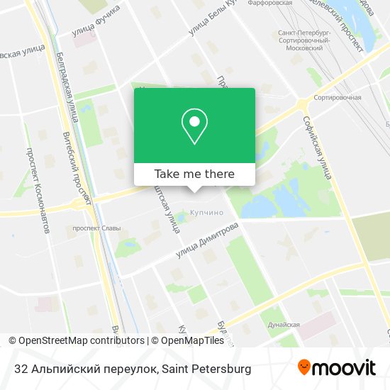 32 Альпийский переулок map