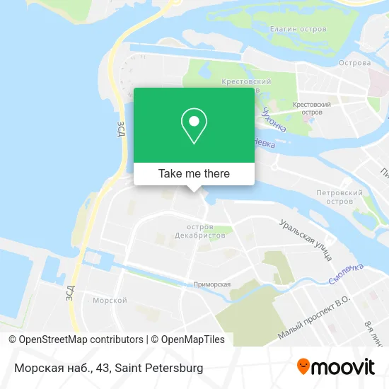 Морская наб., 43 map