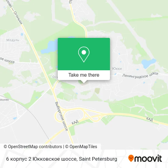 6 корпус 2 Юкковское шоссе map