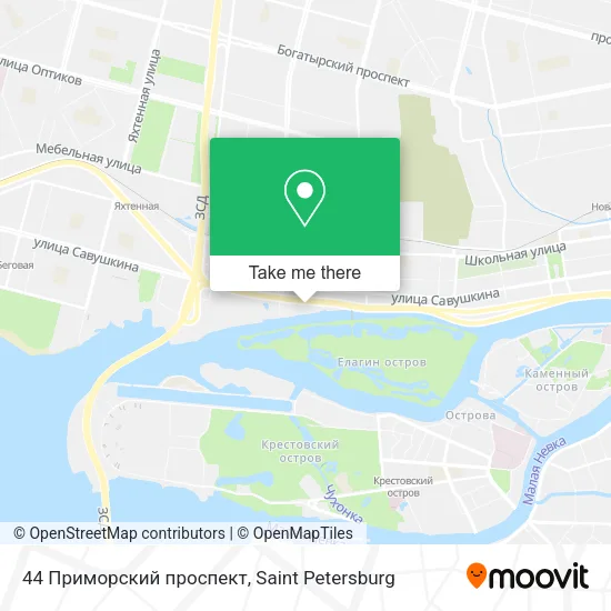 44 Приморский проспект map