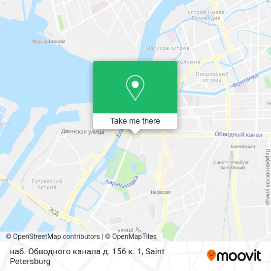 наб. Обводного канала д. 156 к. 1 map