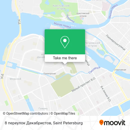 8 переулок Декабристов map