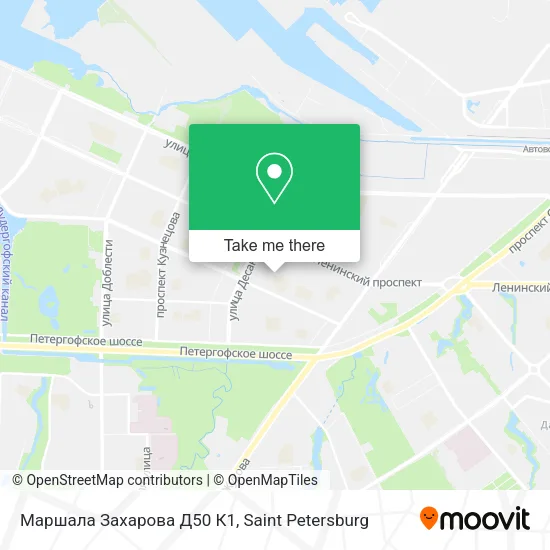 Маршала Захарова Д50 К1 map