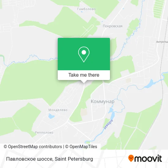 Павловское шоссе map