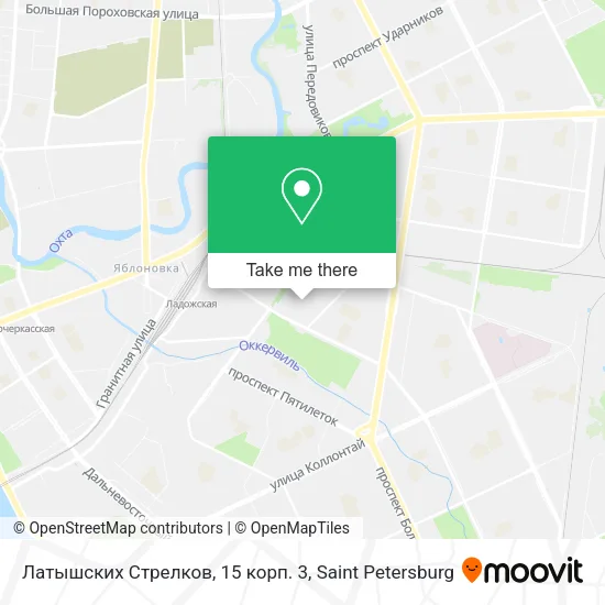 Латышских Стрелков, 15 корп. 3 map