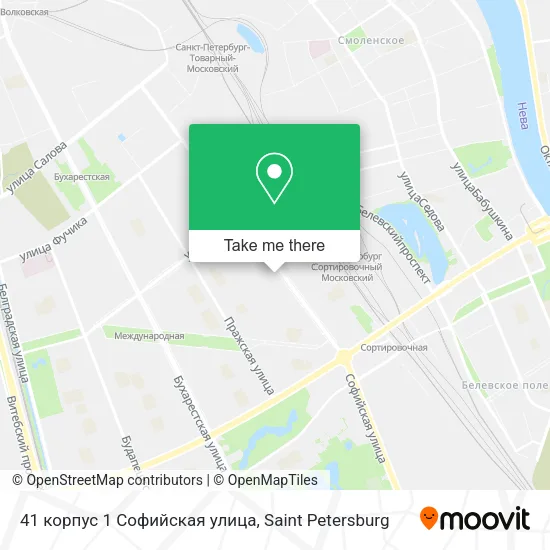 41 корпус 1 Софийская улица map