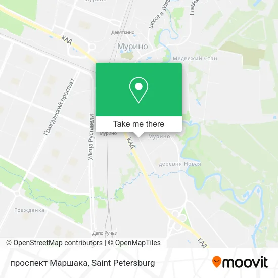 проспект Маршака map