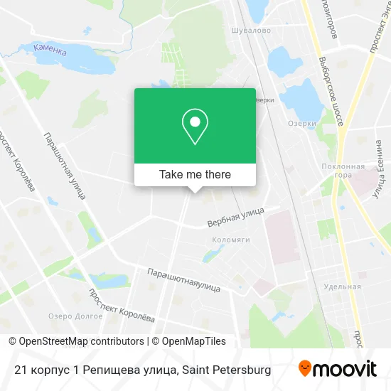 21 корпус 1 Репищева улица map